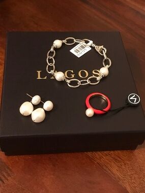 Lagos Mejuri Pearl set